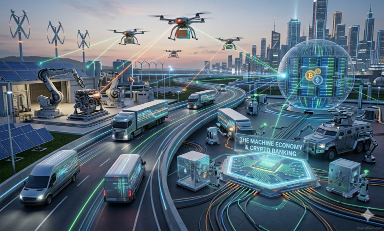 The $236 Billion Machine Economy Is Coming — and Crypto Wants to Be Its Bank